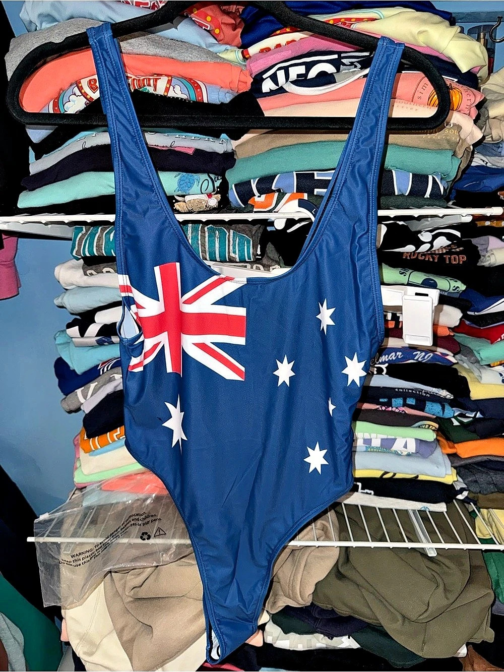 Australian Flag One Piece NWT